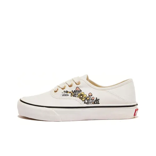 Vans Authentic Skateboard Shoes Women's Low-Top White Print