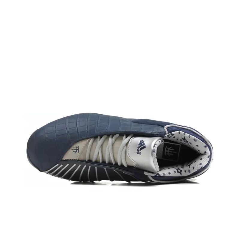 Adidas T Mac 3 Tracy McGrady 3 Non slip Lightweight Low Top Basketball Shoes Men's Blue-2