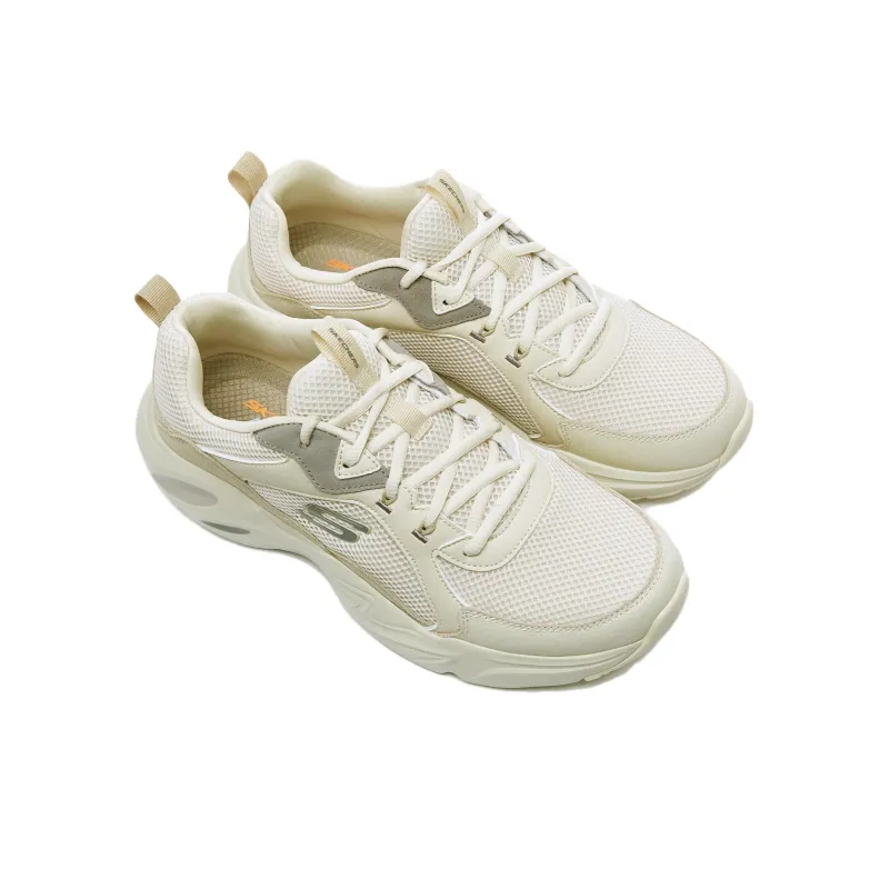 Skechers Stamina Airy Cushioning Anti Slip And Wear Resistant Low Top Chunky Sneakers Men's Ivory-2