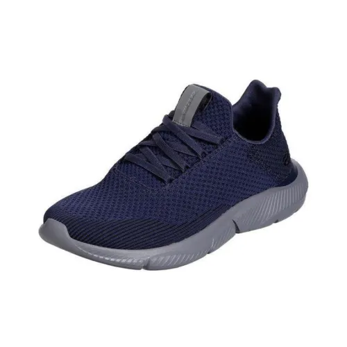 Skechers Ingram Durable Breathable Low-Top Running Shoes Men's Blue