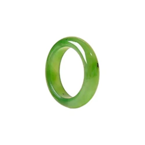 Cuizu Hetian Jade Hetian Jade Rings Unisex Green Jade