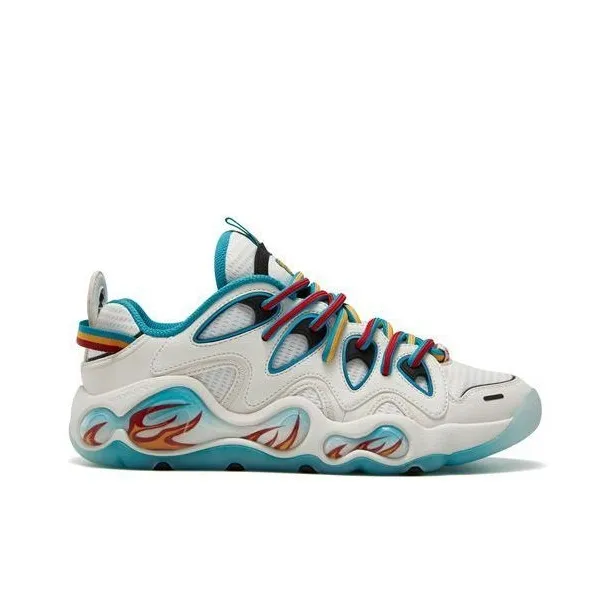 FILA FUSION X Mitchell & Ness Bank Vertical Sneakers 'White Blue' Women's-1