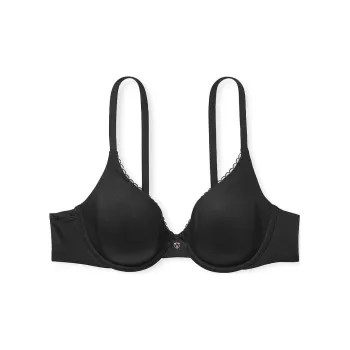 Victoria's Secret BODY By VICTORIA Collection 7443 Breathable Lightly Lined Full Coverage Bra Women's Black