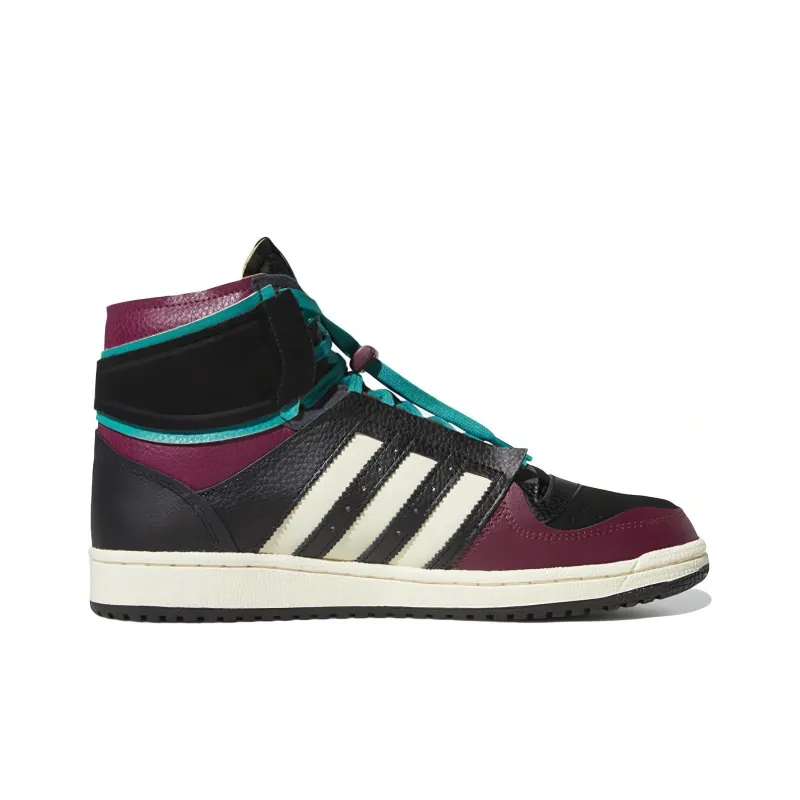 adidas originals Top Ten Black Burgundy-1