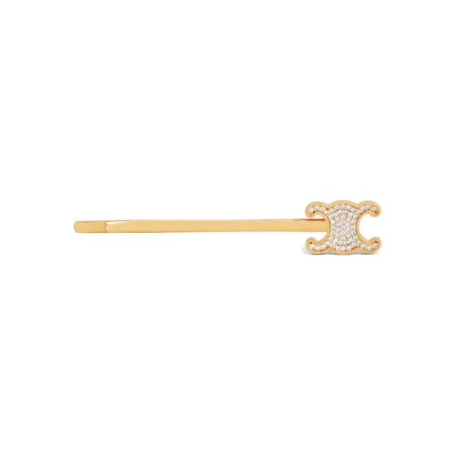 CELINE Hair Clips Women's Gold