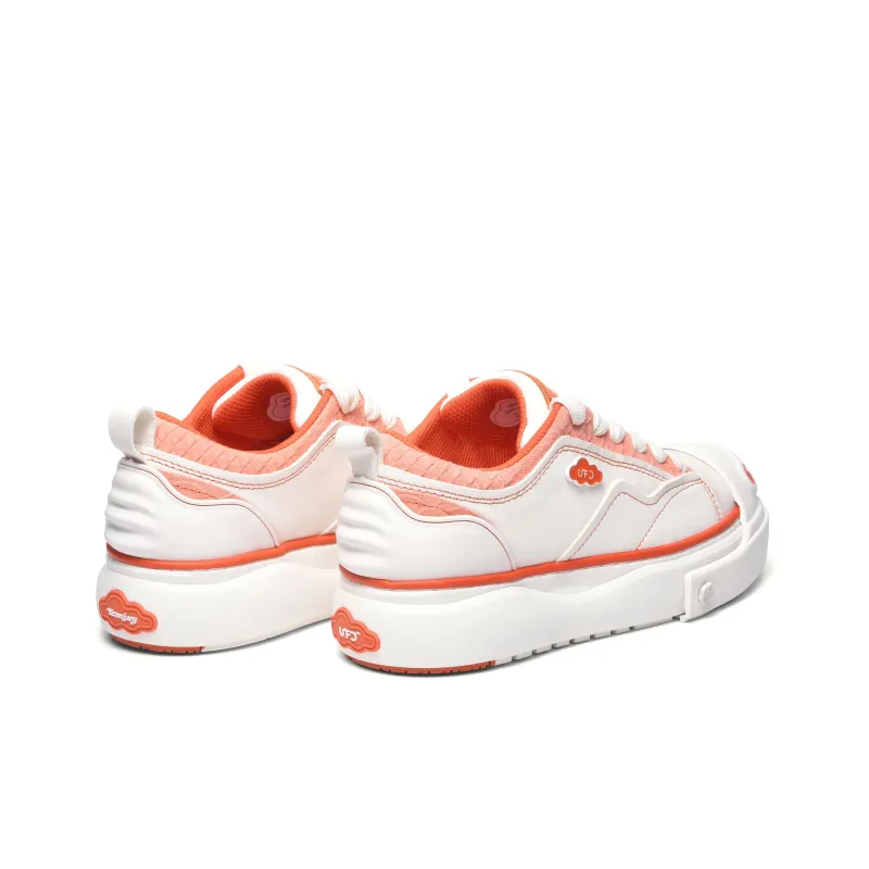 UNNAMED FORCES Skateboard Shoes Unisex Low Top White-3