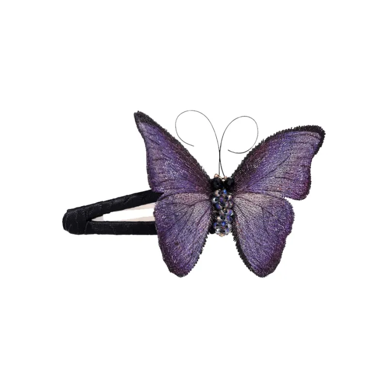 ROYALSASA Alloy Faux Crystal Hair Clips Women's-1