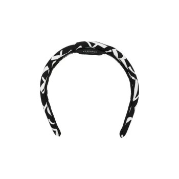 VERSACE Headband Women's Black/White