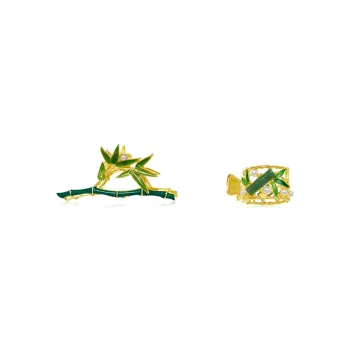 AGOVSKI Faux Pearl, Oil Drip, Alloy Hair Clips Women's