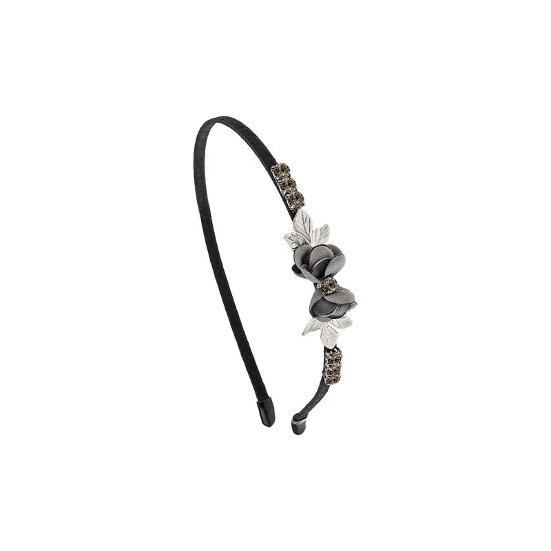 ROYALSASA Artificial Crystal Headbands Women's-2