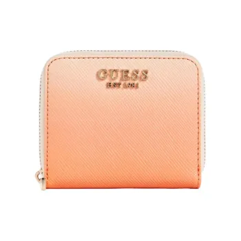 GUESS Leather Wallet Small Size Women's Orange
