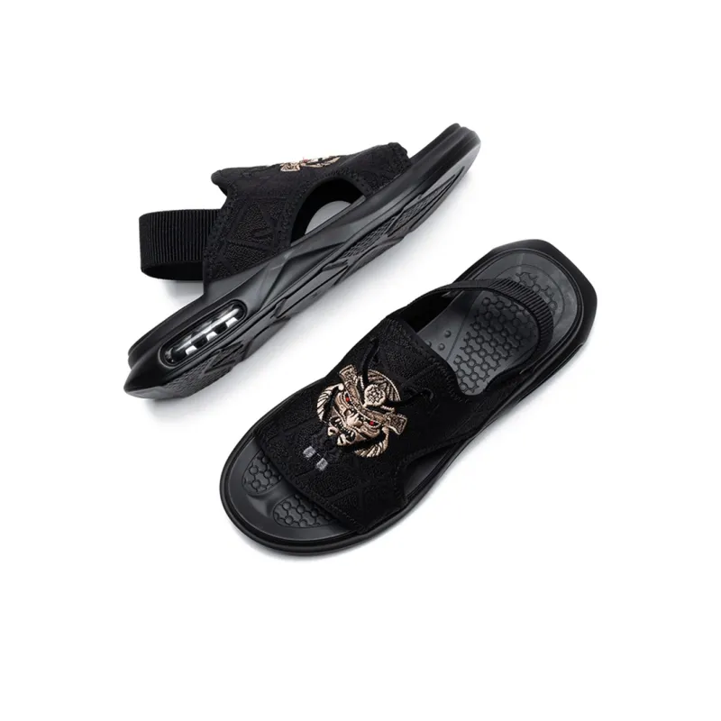 Help Beach Sandals Men Black-3