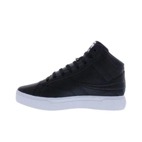 FILA Resort Access Cushioning Wear-Resistant High-Top Skateboard Shoes Women's Black