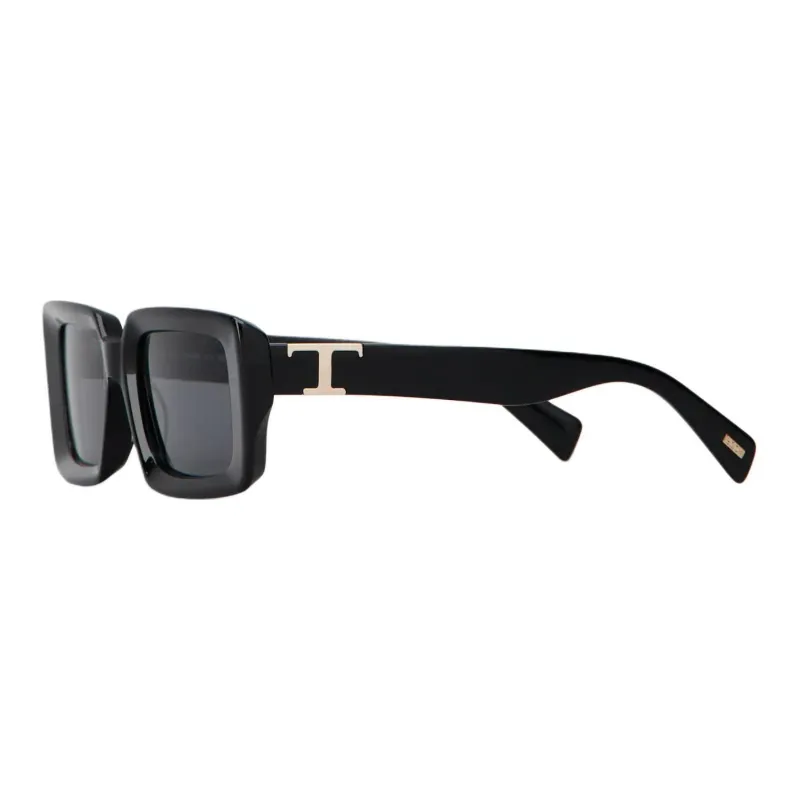 TOD'S Acetate Square Sunglasses Women's Black-0
