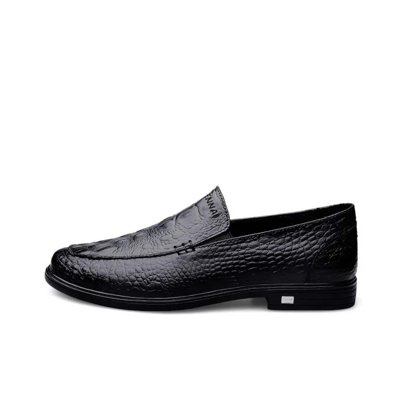Wen Nai Dress Shoes Men Low Top Black-0