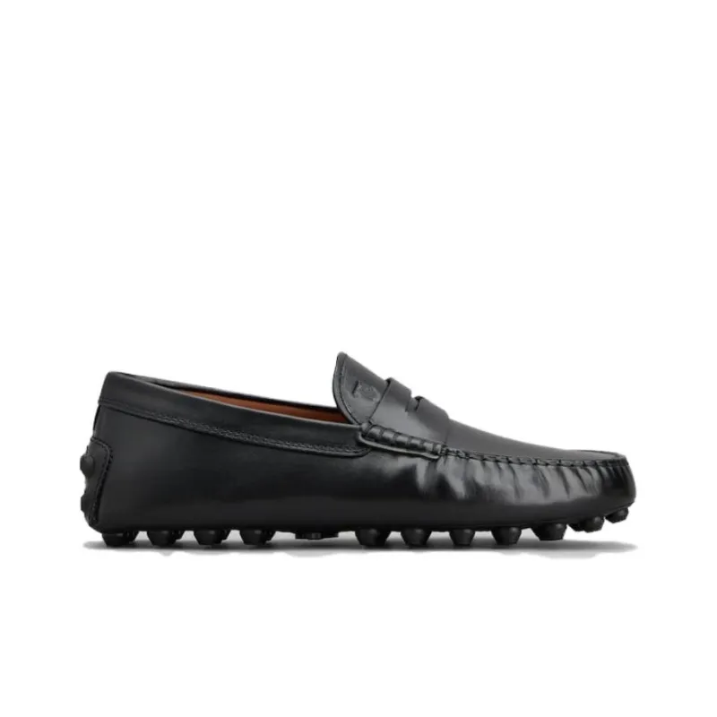 TOD'S Gommino Beanie Shoes Men's Black-1