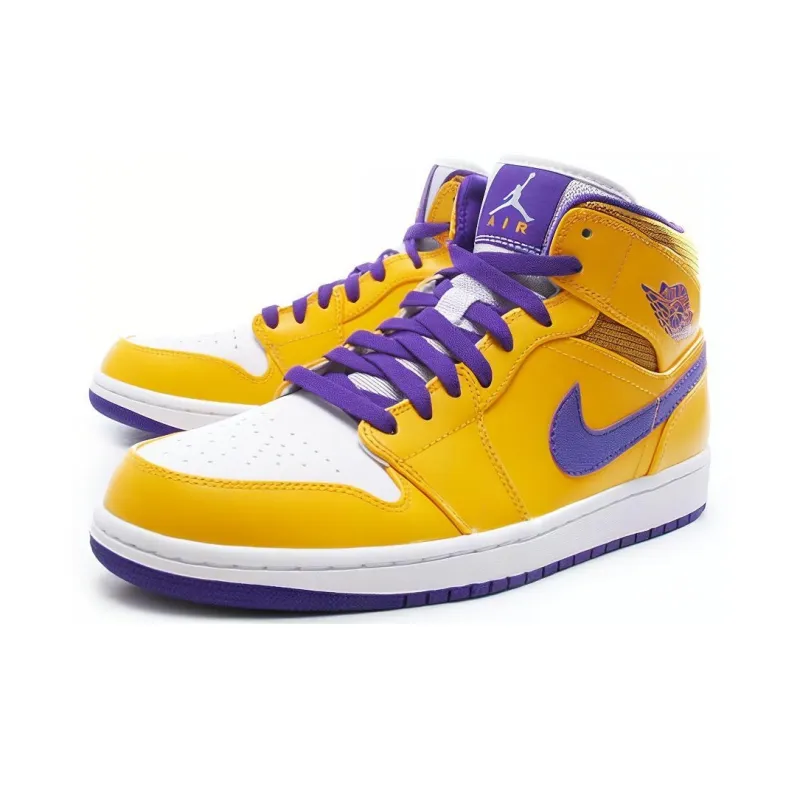 Jordan 1 Mid Lakers-2