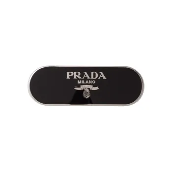 PRADA Logo plaque Hair Clip