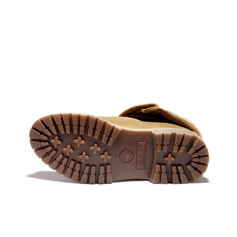 Timberland Roll Top Boots Basic 'Wheat With Dot Print' Women's-3