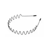 Back Headband Small Wave Headband[3x Electroplated Long-Lasting Color Retention]