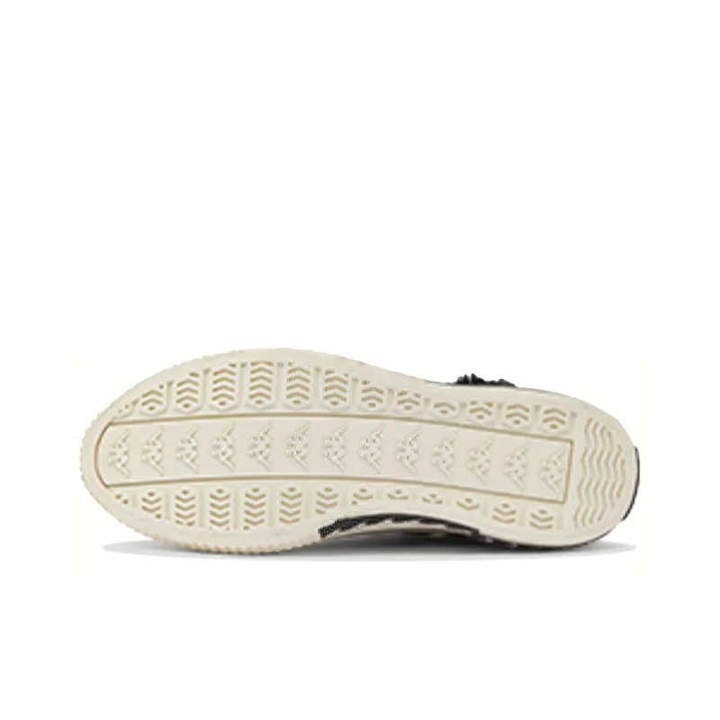 Kappa Capa Lightweight High-Top Canvas Shoes Unisex Black-3