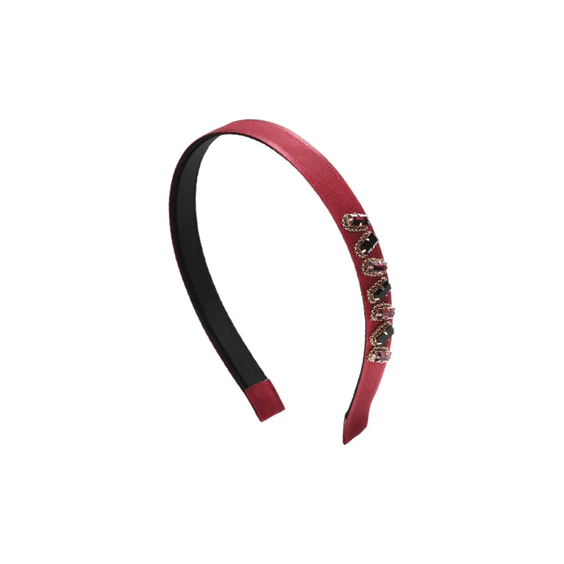 ROYALSASA Polyester Alloy Headbands Women's-0