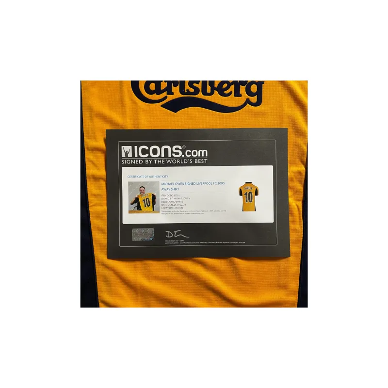 ICONS.com Michael Irving Includes Certification Certificate Not Included Framing Soccer Apparel Comes With Box-1