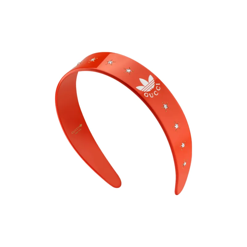 Adidas X GUCCI Adidas X GUCCI Co branded Series Headbands Women's Orange-1