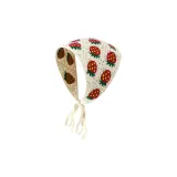 Beige Strawberry Headwrap