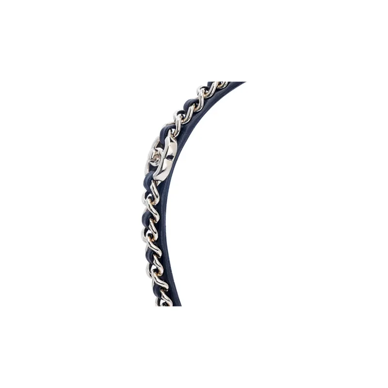 CHANEL Lambskin Headbands Women's Black-3