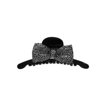 ROYALSASA Acrylic Faux Crystal Hair Clips Women's