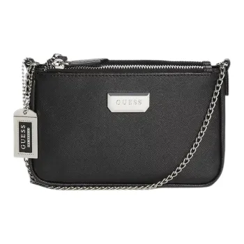 GUESS Blended Material Portable Crossbody Bag Shoulder Bag Women's Black