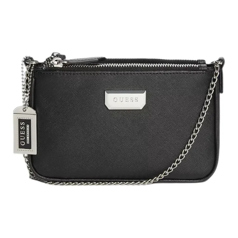 GUESS Blended Material Portable Crossbody Bag Shoulder Bag Women's Black-0
