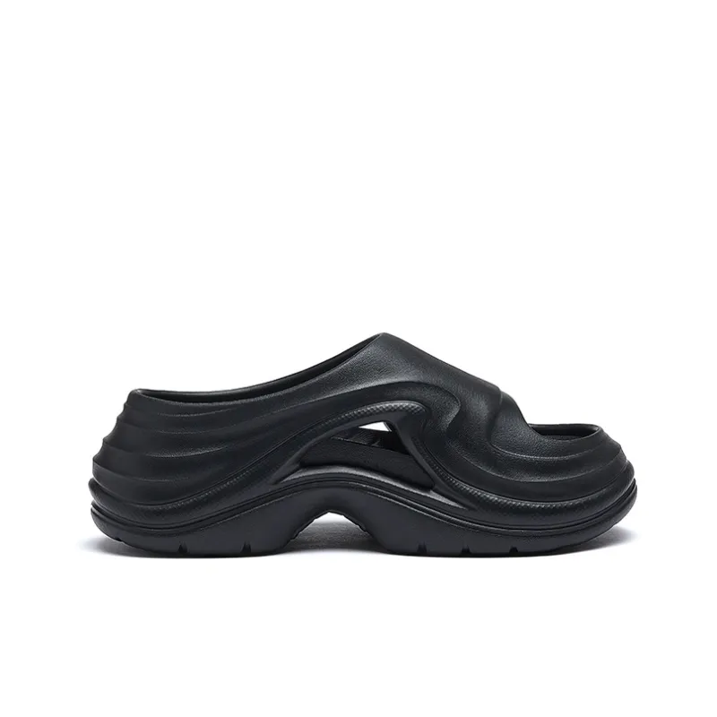CAMEL Slide Slippers Men White/Black-7