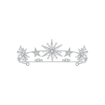 AGOVSKI Copper Alloy+Synthetic Cubic Zirconia Headbands Women's