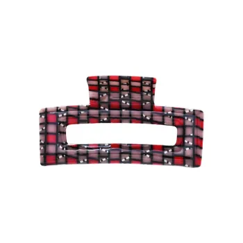 ROYALSASA Acetate Plate Hair Clips Women's