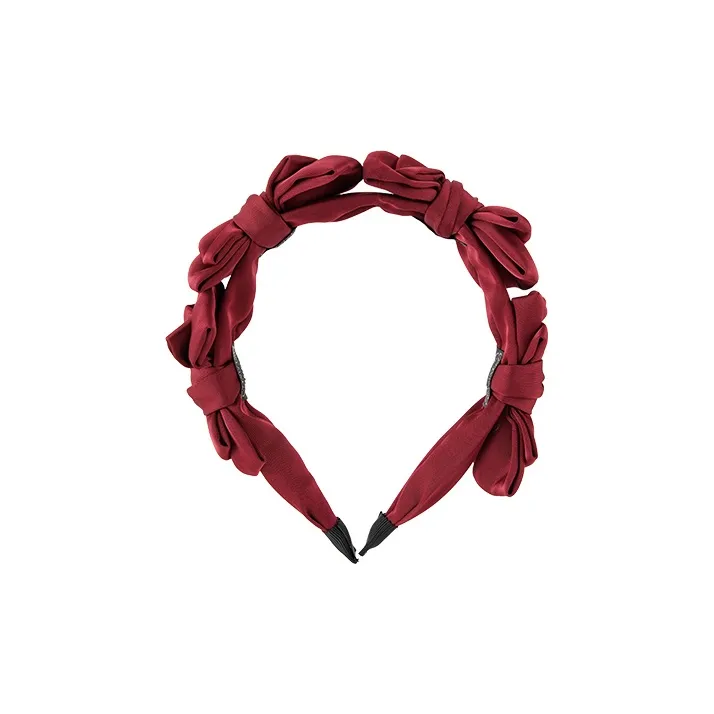 Left Europe Bowknot Headband Women's-4