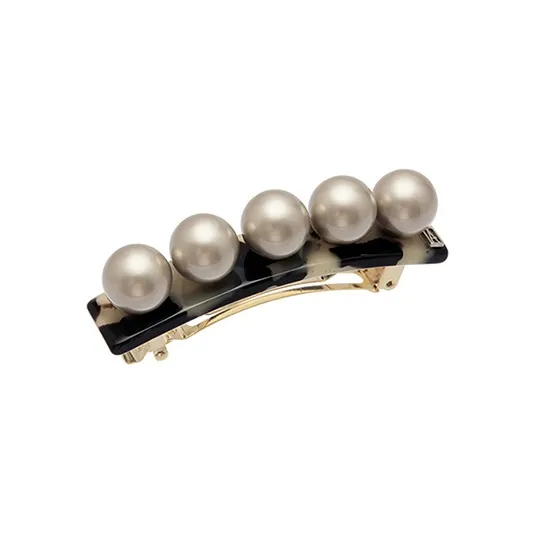 ALEXANDRE DE PARIS 6cm Jade Bead Hair Clip Top Clip Hair Accessories Women's-8