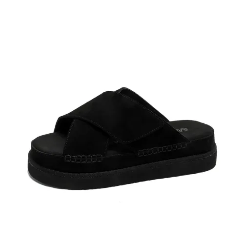 YEDANI Beach Sandals Men Khaki/Chestnut/Black