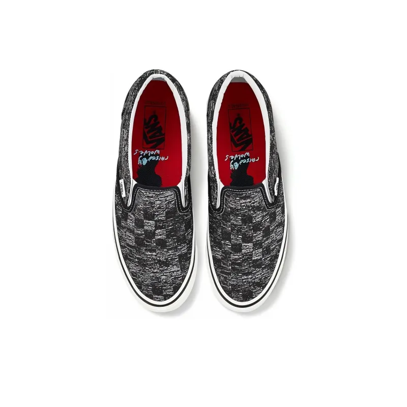 Vans Classic Slip On Lx Jim Goldberg Tv Static-2