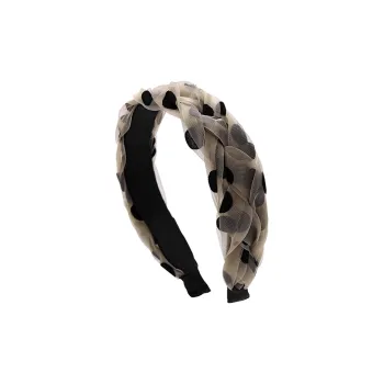 UNABERRY Organza Acrylic Bottom Clamp Headbands Women's