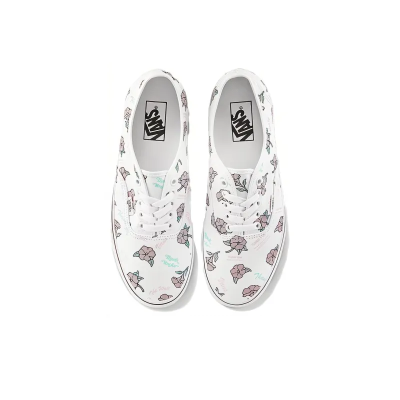 Vans Authentic Thank You Floral Print True White-2