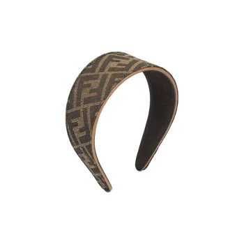 FENDI Stiff Headband Ff Jacquard