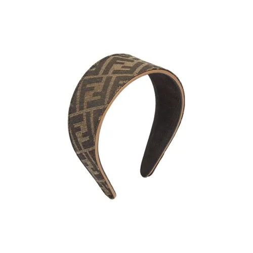 FENDI Stiff Headband FF Jacquard 