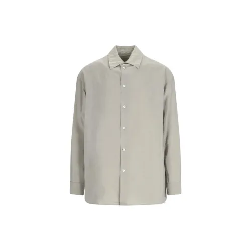 Lemaire Shirts Men Gray