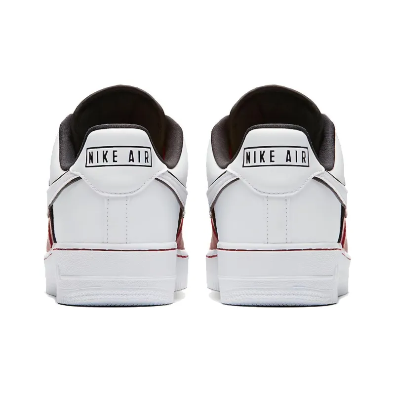 Nike Air Force 1 Low 07 LV8 Red Black-3