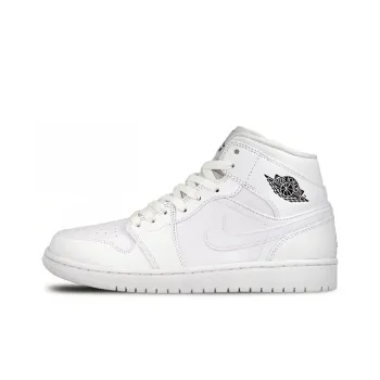 JORDAN 1 Retro Mid 'White Cool Grey' Gs