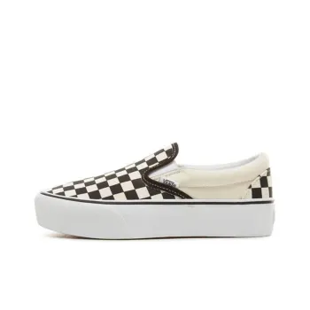 Slip On Classic Vans Platform 'Checker Black White'