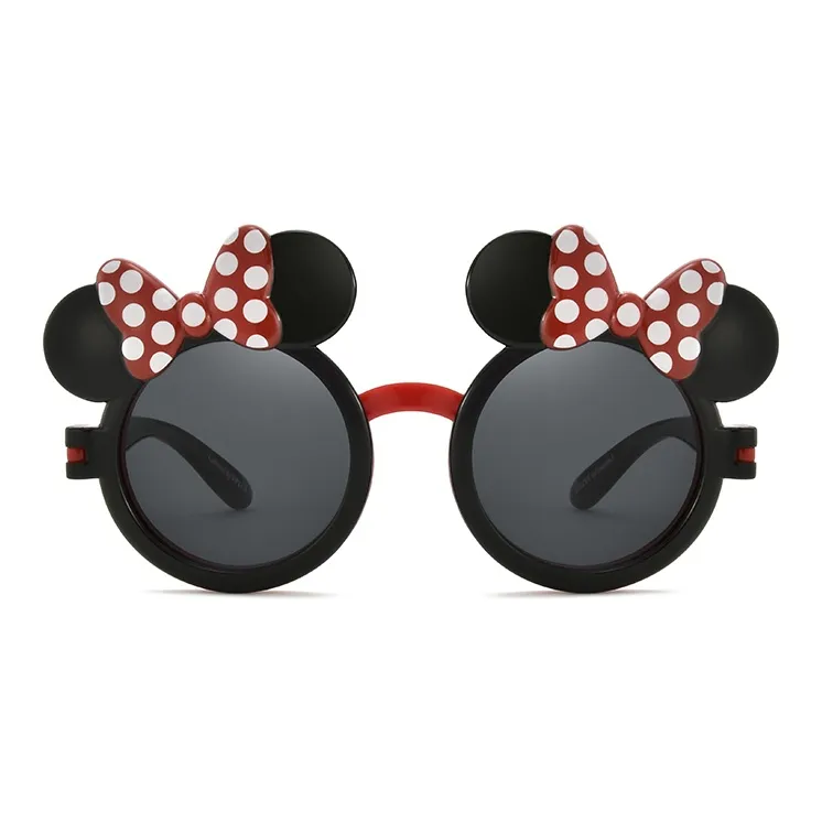 Disney Minnie Series PC Irregular Shape Sunglasses Kids' Black/Pink-1