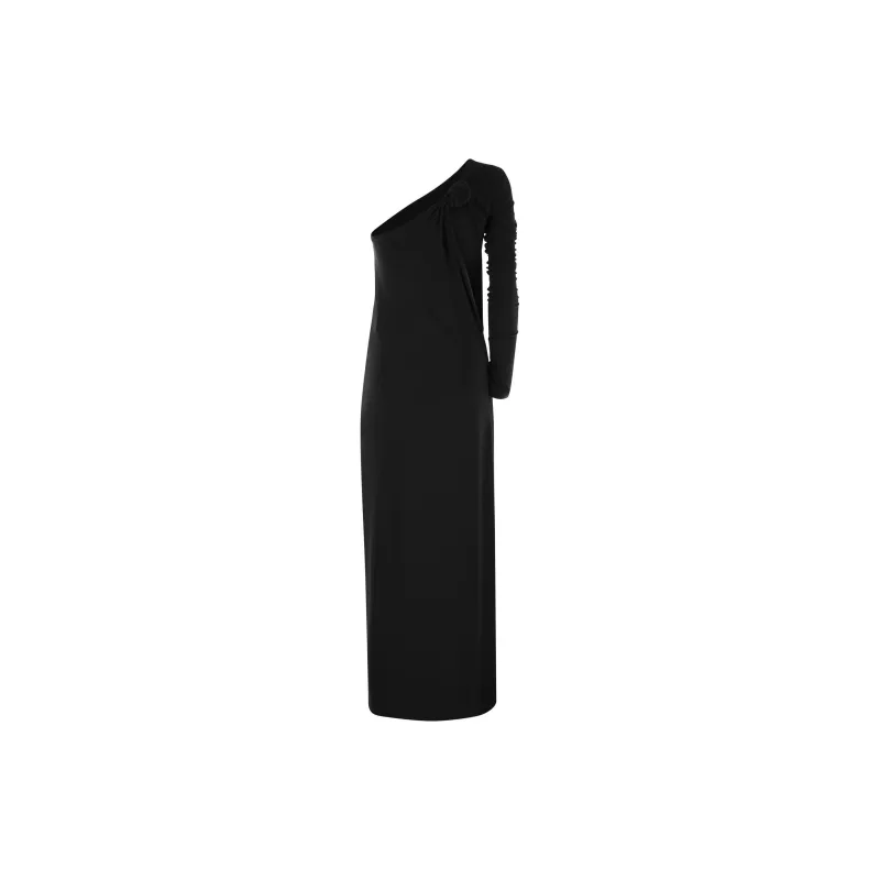 SportMax Asymmetrical One Shoulder Dress-1